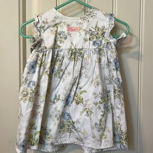 Cream flowered dress